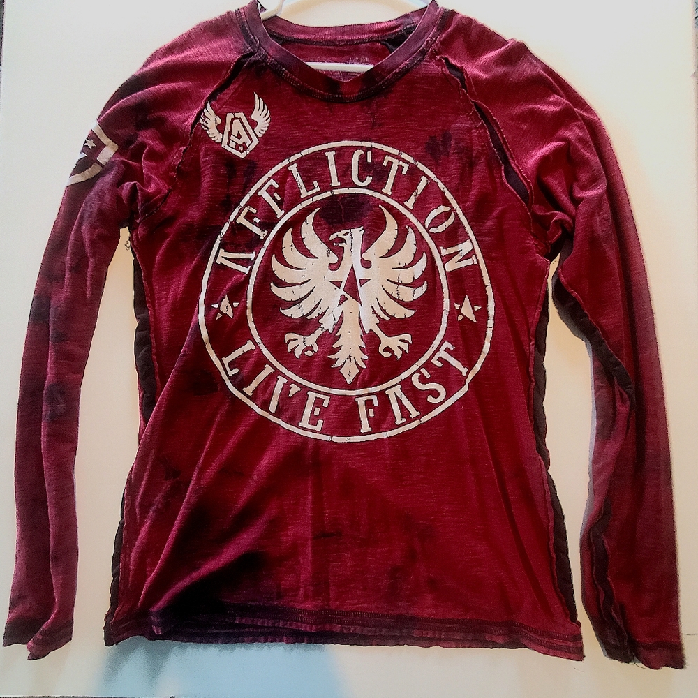 Affliction long sleeve shirt